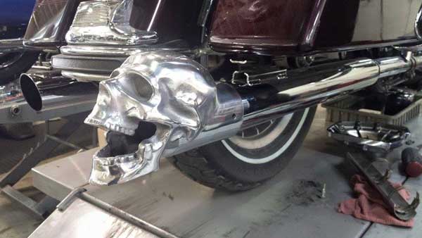 Skull Exhaust Tip