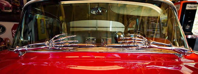 Skeleton Hand Mirrors
