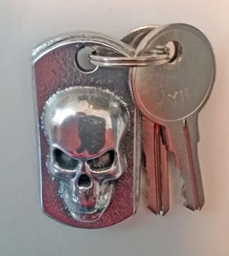 Skull Keychain